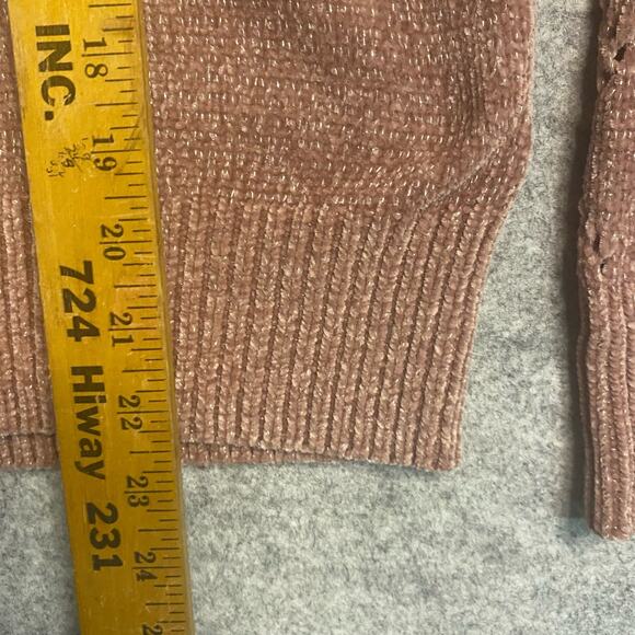 sweater Womens XL sweater knit Barbie pink Girly preppy cottagecore Sparkle‎ NWT - Picture 7 of 10